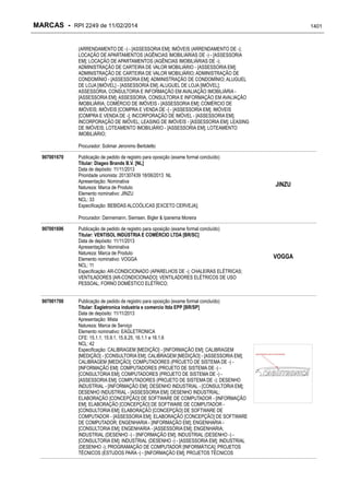 RPI - Marcas 2249 "Vervs Consultoria" 