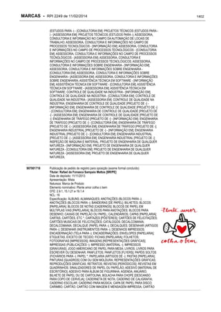 RPI - Marcas 2249 "Vervs Consultoria" 