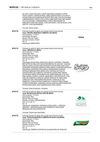 RPI - Marcas 2249 "Vervs Consultoria" 