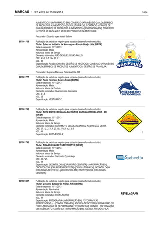 RPI - Marcas 2249 "Vervs Consultoria" 