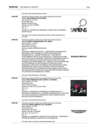 RPI - Marcas 2249 "Vervs Consultoria" 