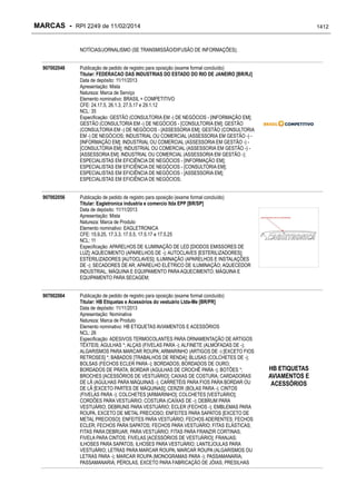 RPI - Marcas 2249 "Vervs Consultoria" 