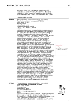 RPI - Marcas 2249 "Vervs Consultoria" 