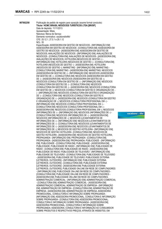 RPI - Marcas 2249 "Vervs Consultoria" 