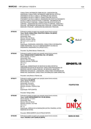 RPI - Marcas 2249 "Vervs Consultoria" 