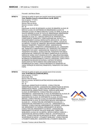 RPI - Marcas 2249 "Vervs Consultoria" 