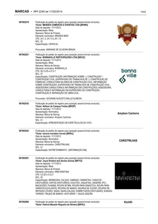 RPI - Marcas 2249 "Vervs Consultoria" 