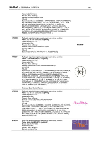 RPI - Marcas 2249 "Vervs Consultoria" 