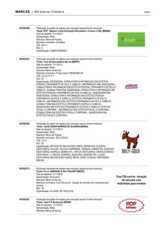 RPI - Marcas 2249 "Vervs Consultoria" 