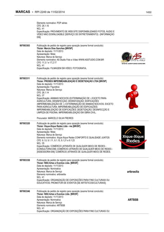 RPI - Marcas 2249 "Vervs Consultoria" 