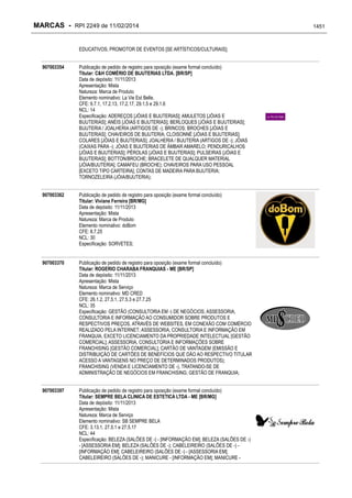RPI - Marcas 2249 "Vervs Consultoria" 