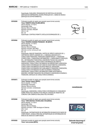 RPI - Marcas 2249 "Vervs Consultoria" 