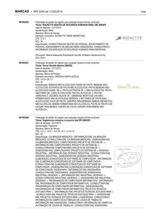 RPI - Marcas 2249 "Vervs Consultoria" 