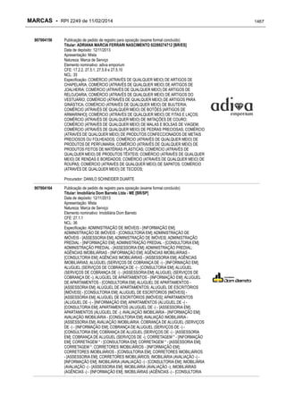 RPI - Marcas 2249 "Vervs Consultoria" 