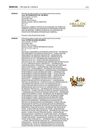 RPI - Marcas 2249 "Vervs Consultoria" 