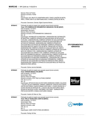 RPI - Marcas 2249 "Vervs Consultoria" 