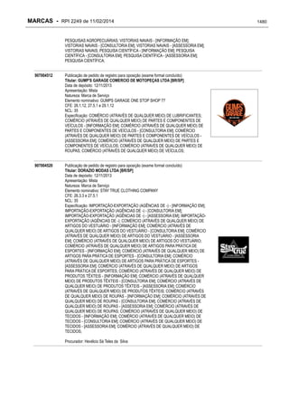 RPI - Marcas 2249 "Vervs Consultoria" 