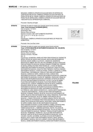 RPI - Marcas 2249 "Vervs Consultoria" 