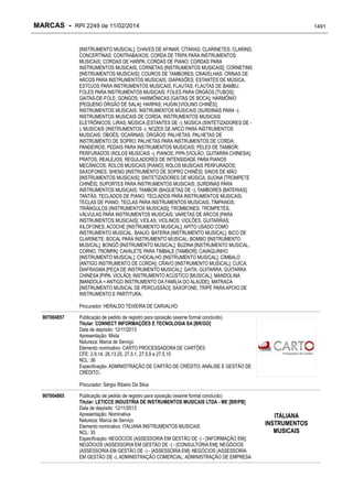 RPI - Marcas 2249 "Vervs Consultoria" 