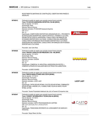 RPI - Marcas 2249 "Vervs Consultoria" 