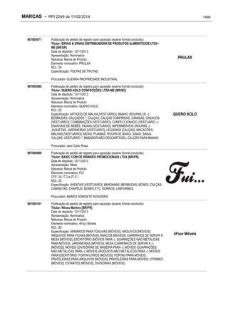 RPI - Marcas 2249 "Vervs Consultoria" 