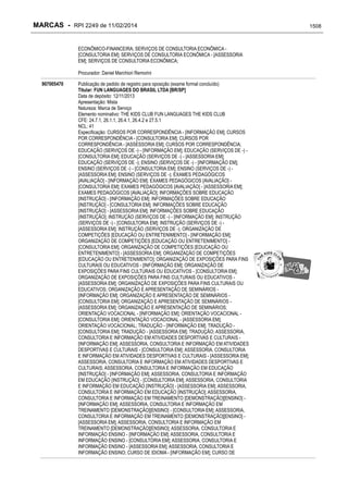 RPI - Marcas 2249 "Vervs Consultoria" 