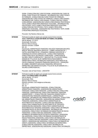 RPI - Marcas 2249 "Vervs Consultoria" 