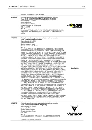 RPI - Marcas 2249 "Vervs Consultoria" 