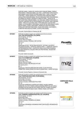 RPI - Marcas 2249 "Vervs Consultoria" 