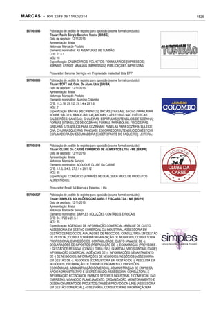 RPI - Marcas 2249 "Vervs Consultoria" 