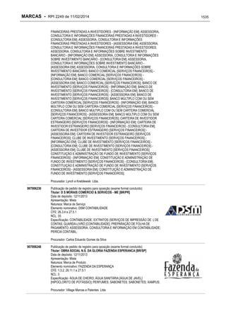 RPI - Marcas 2249 "Vervs Consultoria" 