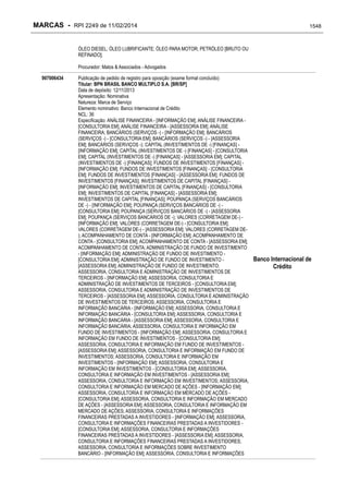 RPI - Marcas 2249 "Vervs Consultoria" 