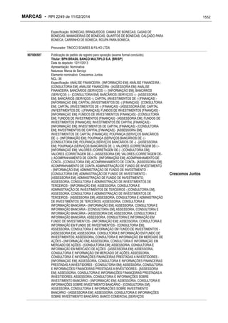 RPI - Marcas 2249 "Vervs Consultoria" 