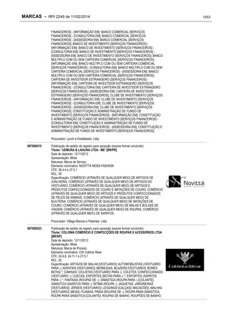 RPI - Marcas 2249 "Vervs Consultoria" 