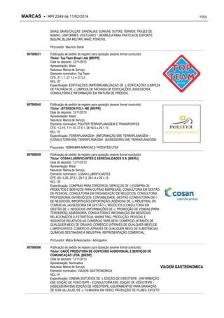 RPI - Marcas 2249 "Vervs Consultoria" 