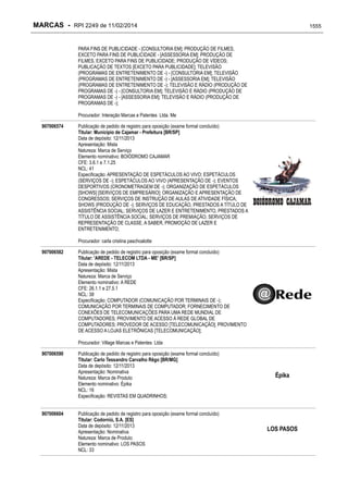 RPI - Marcas 2249 "Vervs Consultoria" 