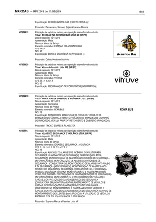 RPI - Marcas 2249 "Vervs Consultoria" 