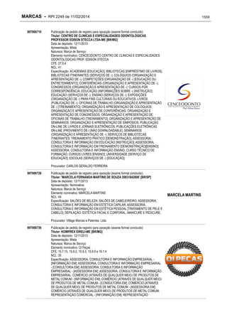 RPI - Marcas 2249 "Vervs Consultoria" 