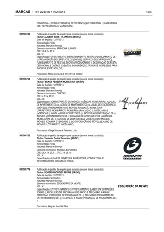 RPI - Marcas 2249 "Vervs Consultoria" 
