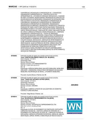 RPI - Marcas 2249 "Vervs Consultoria" 