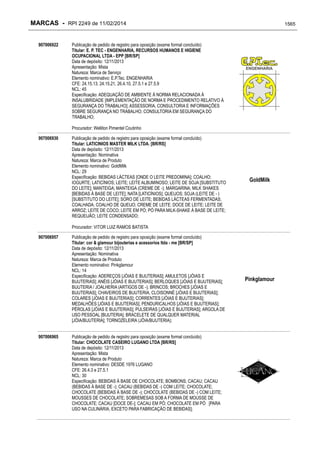RPI - Marcas 2249 "Vervs Consultoria" 