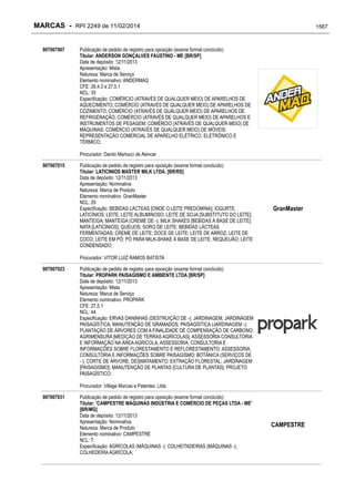 RPI - Marcas 2249 "Vervs Consultoria" 