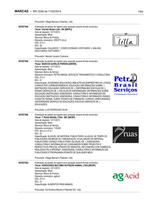 RPI - Marcas 2249 "Vervs Consultoria" 