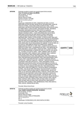 RPI - Marcas 2249 "Vervs Consultoria" 