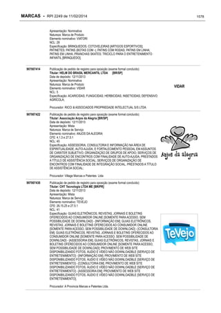 RPI - Marcas 2249 "Vervs Consultoria" 