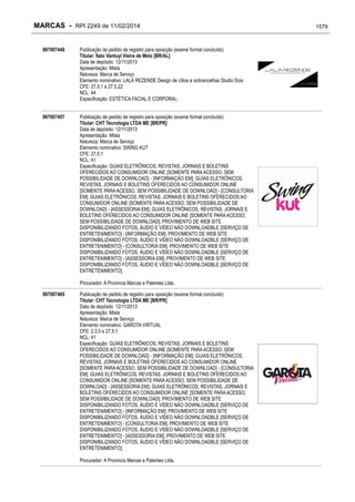 RPI - Marcas 2249 "Vervs Consultoria" 