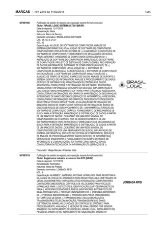 RPI - Marcas 2249 "Vervs Consultoria" 