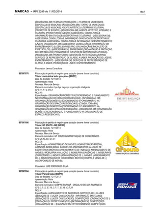 RPI - Marcas 2249 "Vervs Consultoria" 