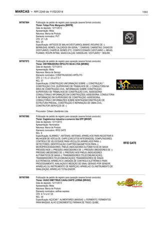 RPI - Marcas 2249 "Vervs Consultoria" 