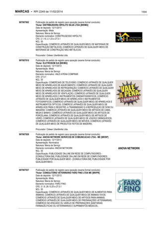 RPI - Marcas 2249 "Vervs Consultoria" 